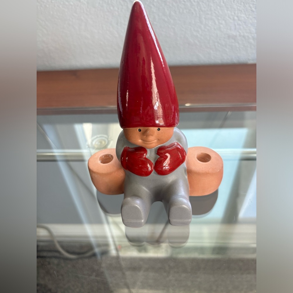 Vintage Lisa Larson Designs sitting elf candle holder